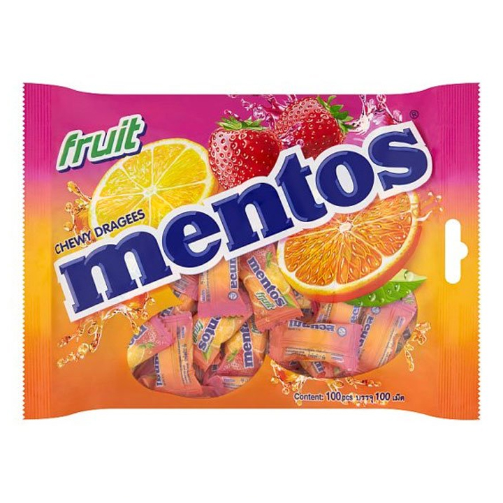 เมนทอส ลูกอม รสผลไม้รวม